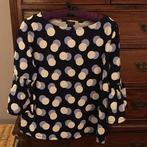 Ann Taylor polka dot blouse